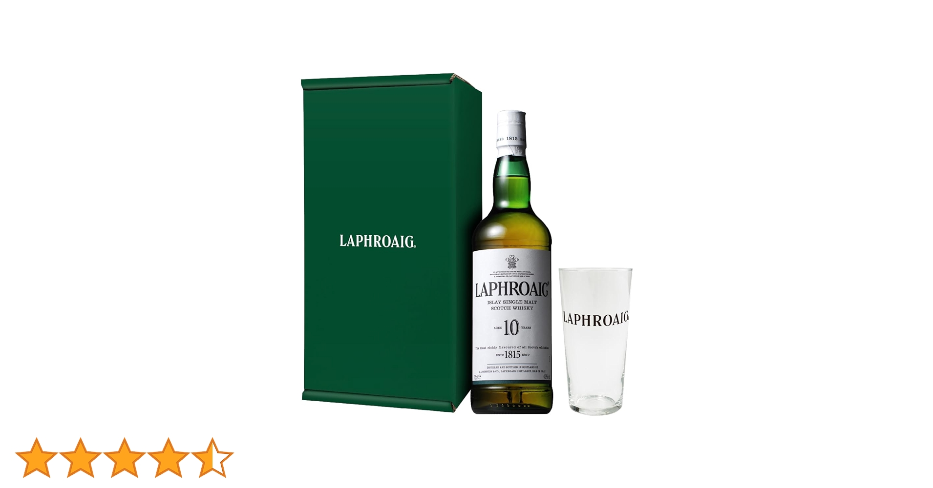 Amazon.co.jp: ラフロイグ 10年 オリジナルグラス付 [シングルモルト